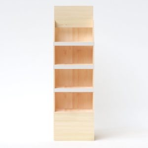 Expositor de madera de pino para vino (Pack de 10)