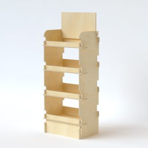 Expositor de madera económico (pack de 10)
