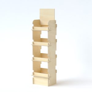 Expositor de madera para supermercados (pack de 10)