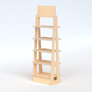 EXPOSITOR DE MADERA DE PARAFARMACIA pack de 8