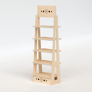 EXPOSITOR DE MADERA DE PARAFARMACIA pack de 8