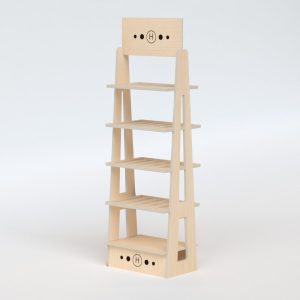 EXPOSITOR DE MADERA DE PARAFARMACIA pack de 8