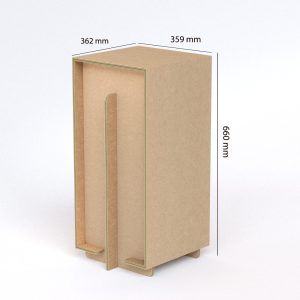 Taburete alto de cartón (pack de 4)