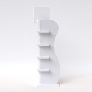 Display de suelo de cartón para calzado (pack de 3)