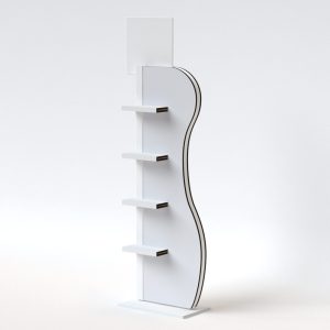 Display de suelo de cartón para calzado (pack de 3)