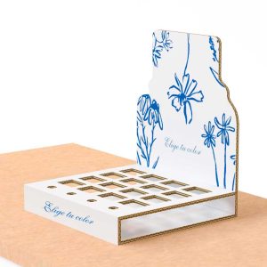 Expositor de mostrador para pintalabios de cartón (Pack 40)