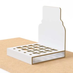 Expositor de mostrador para pintalabios de cartón (Pack 40)