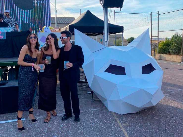Origami adaptado en cartón