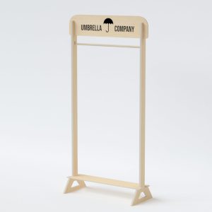 Burro de madera para ropa personalizado (Pack 10)
